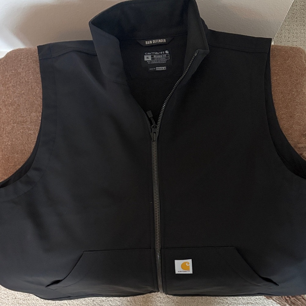Carhartt Black Vest with Logo
